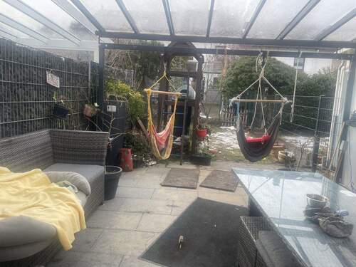 Terrasse mit Baldachin - 