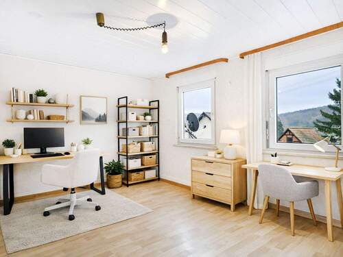 Arbeitszimmer gestaged - 