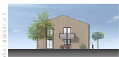 Ostansicht - 1 Zimmer Mehrfamilienhaus, Wohnhaus in Twistringen