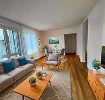 Moderne, helle 3-Zimmer-Wohnung mit West-Balkon, Gäste-WC, Lift, Garage in Frankfurt-Kalbach - Frankfurt / Kalbach-Rieberg