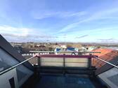Ausblick vom Balkon im Dachgeschoss - 