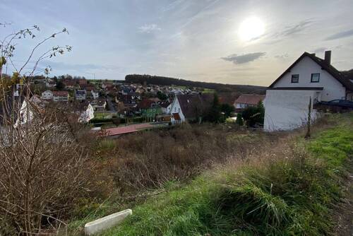 Ansicht Baugrundstück - Grundstück in Üchtelhausen