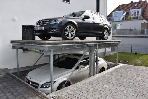 Parkkonzept: Versenkgaragen Triplex - 
