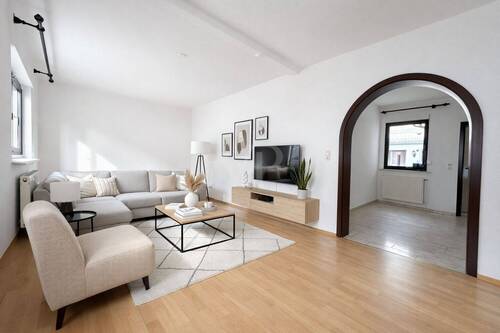 Vorderhaus Wohnbereich (Möblierungsbeispiel) - 