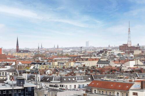 Ausblick von der Loggia - Etagenwohnung mit 65,00 m&sup2; in Berlin zum Kaufen