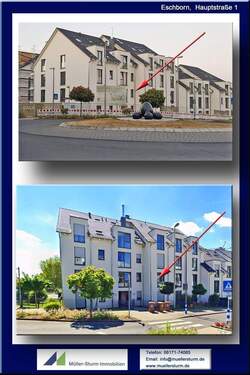 Eschborn Hauptstraße 1 02 Ansicht vorn 1.jpg - 4 Zimmer Etagenwohnung in Eschborn