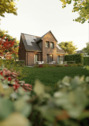 Kapitänsgiebel_Klinker Gartenansicht - 