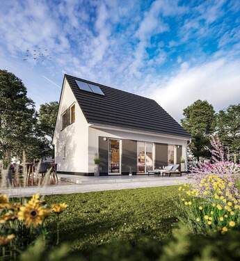 Gartenansicht Elegance - Einfamilienhaus mit 118,10 m&sup2; in Neustadt-Glewe zum Kaufen