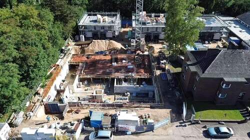 Drohnenaufnahme Baustelle - 4 Zimmer Etagenwohnung in Köln