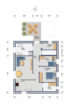 Darstellung und Maßangaben sind ohne Gewähr - 