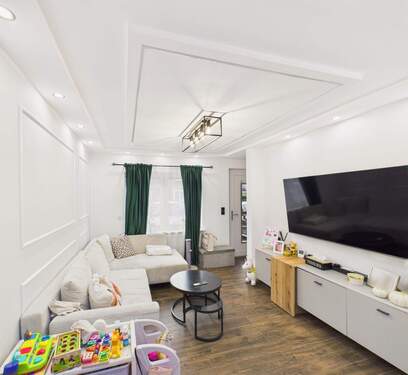 Wohnzimmer - 4 Zimmer Reihenmittelhaus in Nordhorn