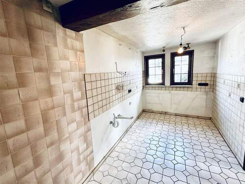 Zweite Küche mit nostalgischem Charme - 