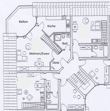 Bild 2 - 2 Zimmer Etagenwohnung zum Kaufen in Bad Oeynhausen