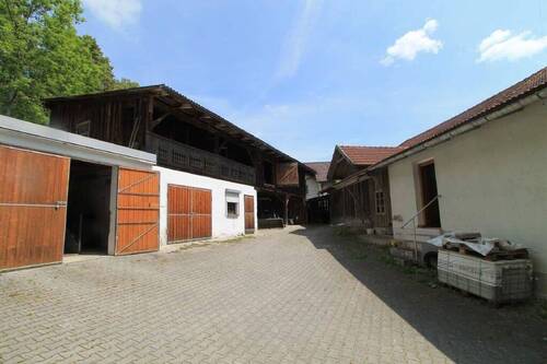 gepflasteter Innenhof - 