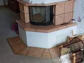 Kamin mit Glaseinsatz 2 - 
