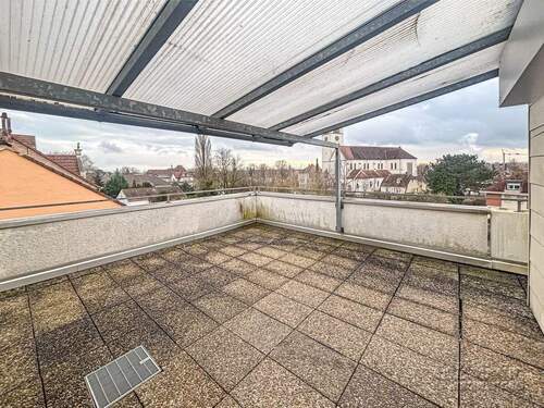 Dachterrasse überdacht - Etagenwohnung mit 110,00 m&sup2; in Kehl zur Miete