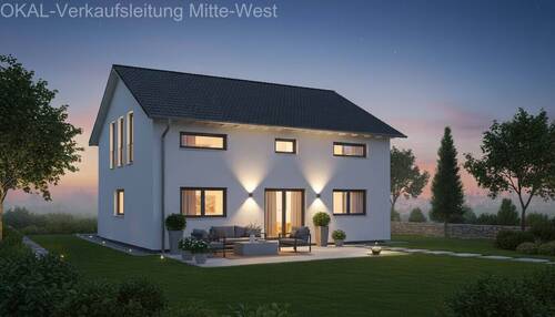 Gartenansicht - Großzügiges Einfamilienhaus inkl. Grundstück -bezugsfertig