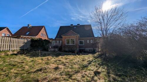 Ansicht vom Garten - 4 Zimmer Einfamilienhaus in Schleswig