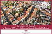 Ärzte & Apotheker Immobilien - Investieren mit Charme - 4-Zimmer-ETW im revitalisierten Fachwerkhaus in Glückstadt