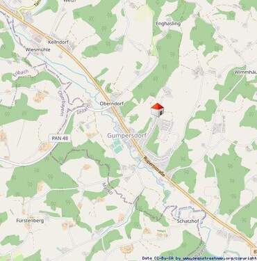 Lageplan - Grundstück in Zeilarn / Gumpersdorf