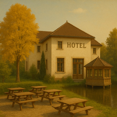 Das Hotelanwesen - Hotel mit Gastronomie in der Leipziger Seenlandschaft – zur Verpachtung