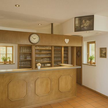 Der Thekenbereich - 2 Zimmer Hotel, Pension, Gasthof zur Miete in Wittenberg