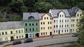 Drohnenansicht - Wohnen im Herzen von Kirchberg - Ansprechend saniertes Mehrfamilienhaus von 2005