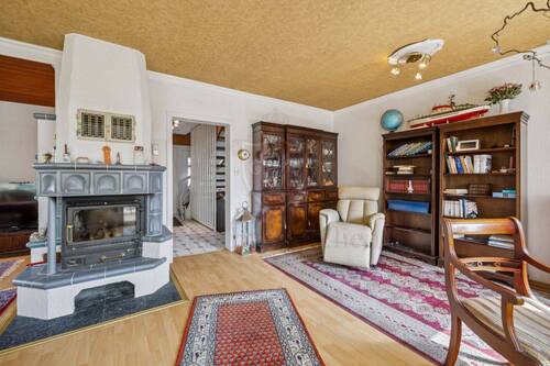 Wohnzimmer mit Kamin - 