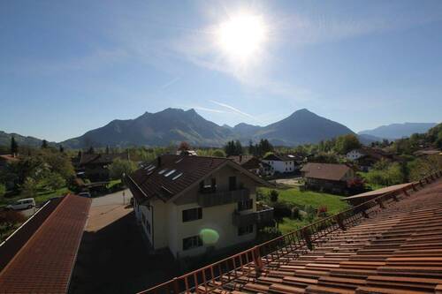 Blick aus der Gaube - 2 Zimmer Etagenwohnung zum Kaufen in Flintsbach