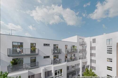 Hausansicht Hofseite - Etagenwohnung mit 72,90 m² in Berlin zum Kaufen