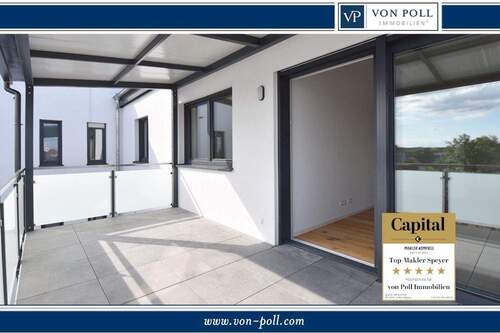 Titelbild neu - Dachgeschoss-Wohnung mit Sichtgebälk, Aufzug & großem Balkon