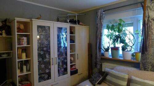 Wohnzimmer.JPG - Frankfurt Main Gallus gepflegte 3 Zimmer Wohnung mit Einbauküche
