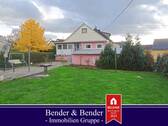 Rückansicht/Garten - Einfamilienhaus mit Einliegerwohnung und großem Wiesengrundstück in dörflicher Lage bei Wallmerod!