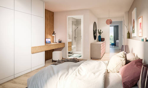 Schlafzimmer - Etagenwohnung mit 87,60 m² in Landsberg am Lech zum Kaufen