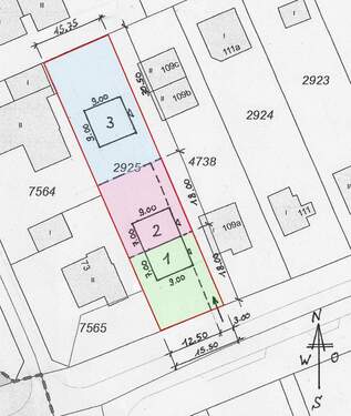 Lageplan (Haus 1 + 2) - 
