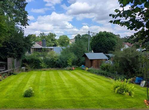 Garten - Doppelhaushälfte mit 85,00 m&sup2; in Oederan zum Kaufen