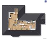 Grundriss (Visualisierung ohne Dachbalken) - 