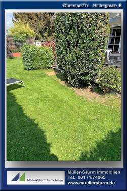 Oberursel Hintergasse 6 04 Ansicht hinten Garten - 4 Zimmer Etagenwohnung in Oberursel