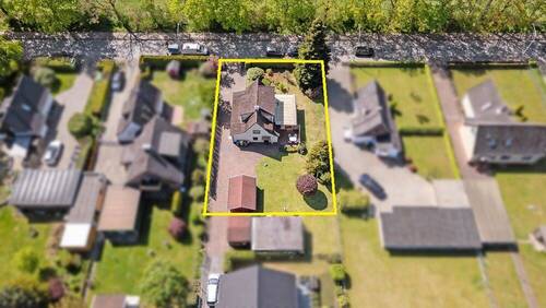 Drohnenansicht - Einfamilienhaus mit 113,00 m&sup2; in Norderstedt zum Kaufen