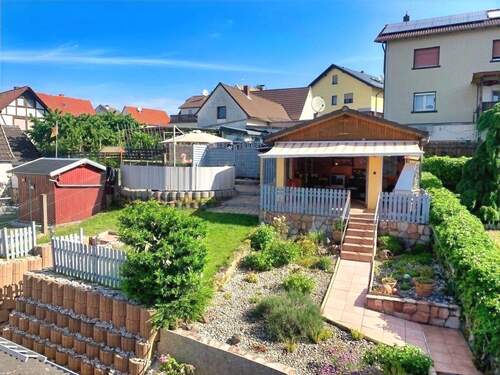 Garten-Grill-Pool Bereich - Einfamilienhaus mit 105,00 m&sup2; in Ronneburg zum Kaufen