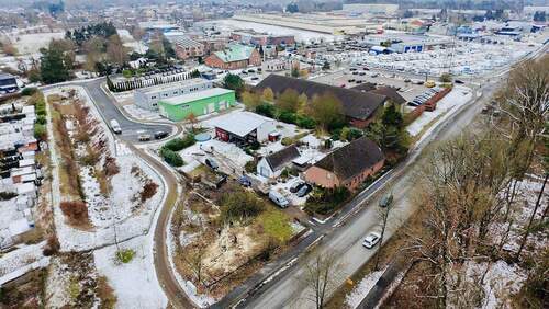 Vogelperspektive - Gewerbegrundstück in Top-Sichtlage bei Lüneburg (Artlenburger Landstraße)