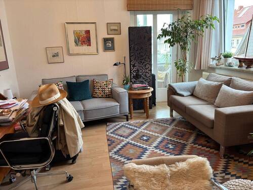 Wohnzimmer - Etagenwohnung mit 107,00 m² in Göttingen zur Miete