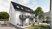 STADTNAH WOHNEN UND INVESTIEREN - 2 Zi. Neubauwhg. mit Garten und Terrasse KfW-Förderung für klimafreundlichen Neubau