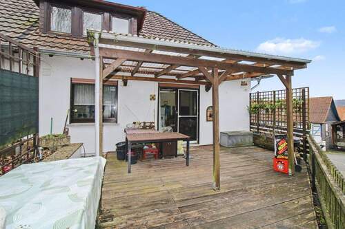 Terrasse - 7 Zimmer Einfamilienhaus in Hattorf am Harz