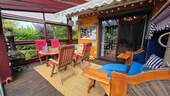 Wintergarten Blick ins Wohnzimmer - 