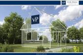 Sonniges Grundstück mit stilvoller Neubauvision und großzügigem Gartenareal - Weitläufiges Grundstück mit 1.564 qm und kleinem Bestandsgebäude