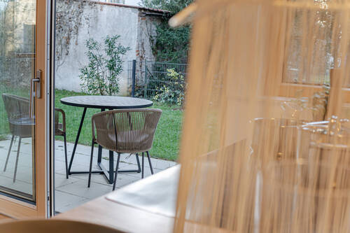 Blick auf Terrasse - 