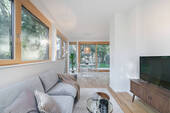 Wohnzimmer Essbereich - Mehrfamilienhaus, Wohnhaus mit 85,50 m² in München zum Kaufen