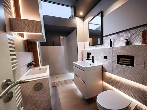 Badezimmer - Charmante renovierungsbedürftige Stadtwohnung perfekt für Singles & Pendler