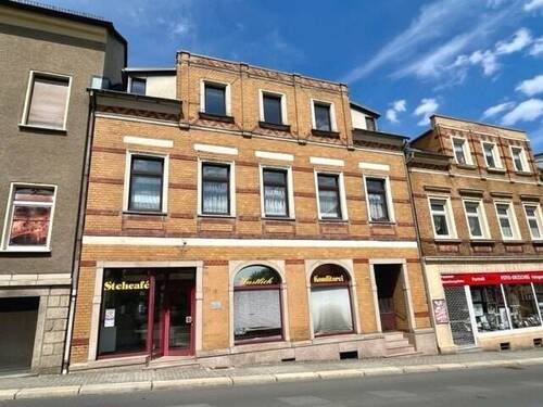 Hausansicht - 7 Zimmer Mehrfamilienhaus, Wohnhaus zum Kaufen in Netzschkau